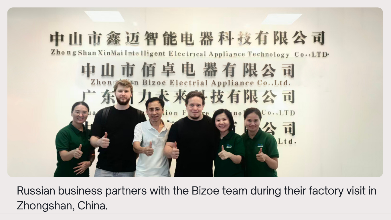 russian-buyers-visit-bizoearoma-humidifier-factory