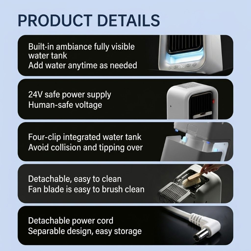portable mist cooler fan