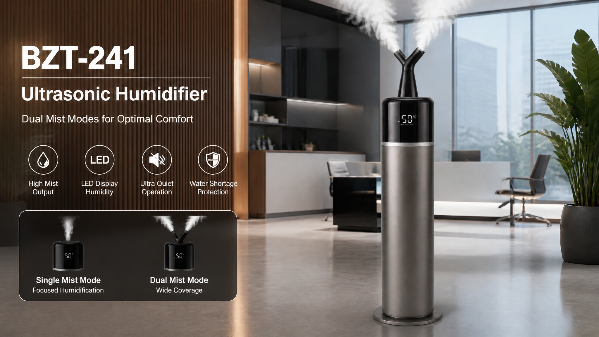 BZT-241 air humidifier from bizoe