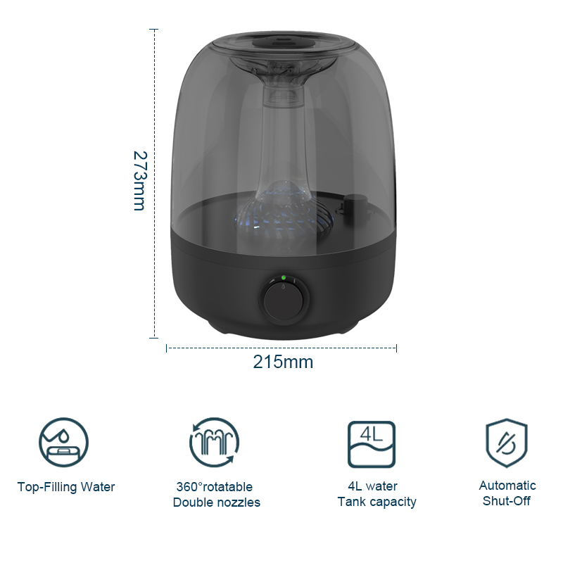 size humidifier